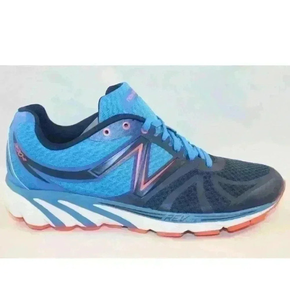NEW BALANCE 3190v2 Athletic Sz 8 RevLite Blue Orange US Made Running Shoes NWOB - Picture 1 of 6